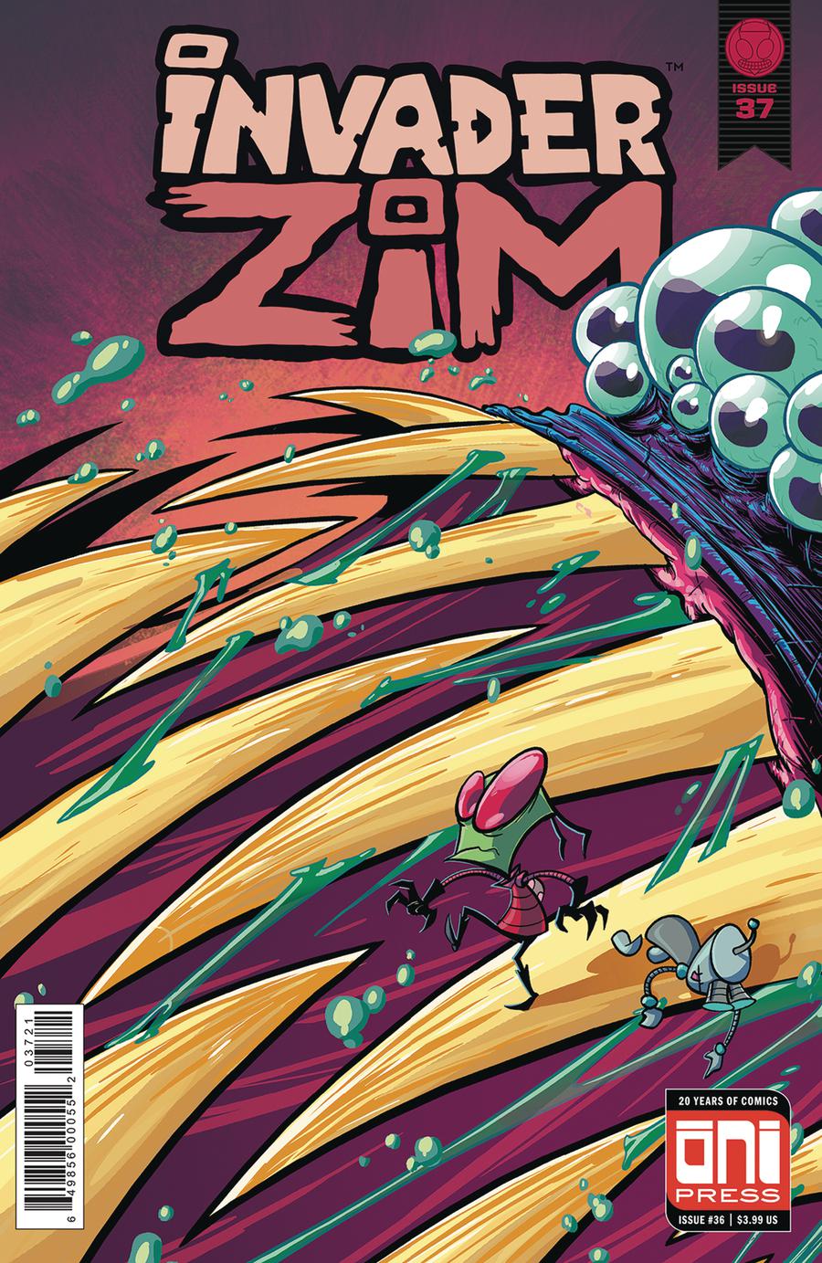 Invader Zim #37 Cover B Variant Fred Stresing Cover