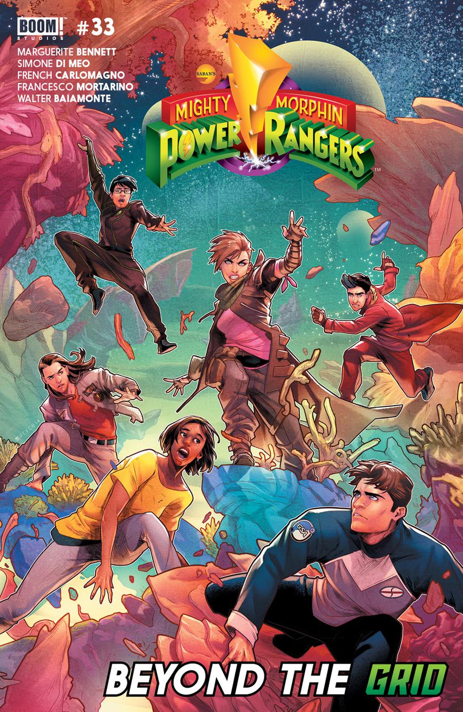 Mighty Morphin Power Rangers (BOOM Studios) #33 Cover A Regular Jamal Campbell Cover (Shattered Grid Tie-In)