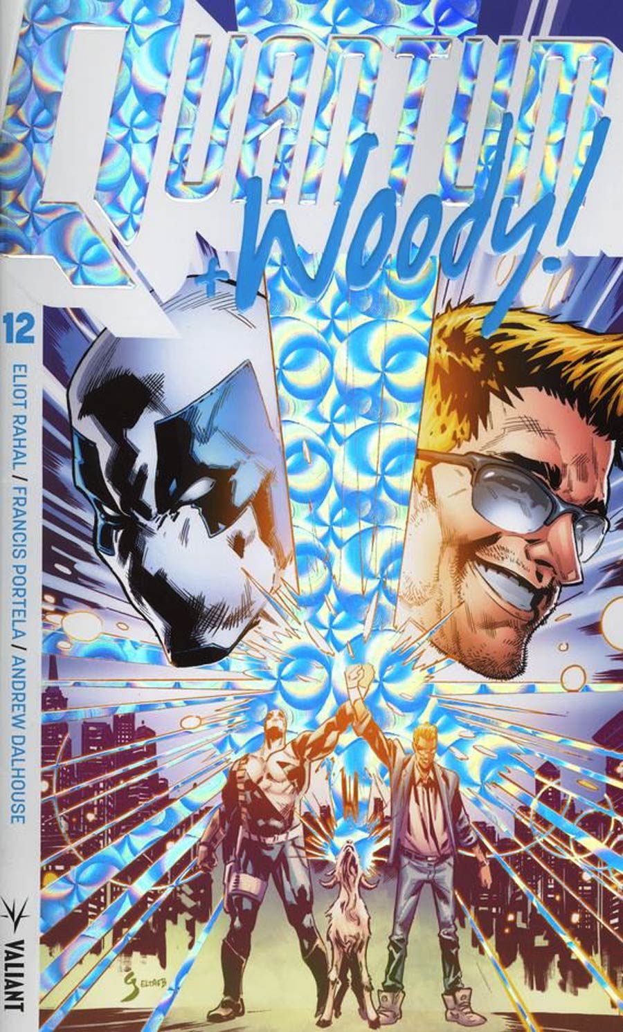 Quantum & Woody Vol 4 #12 Cover B Variant Geoff Shaw Extreme Ultra-Foil Cover