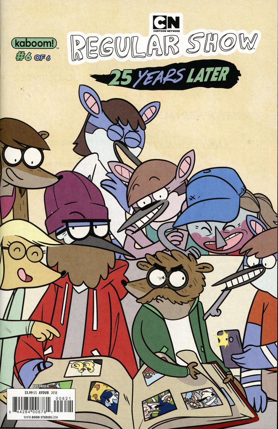 Regular Show 25 Years Later #6 Cover B Variant Jenna Ayoub Preorder Cover