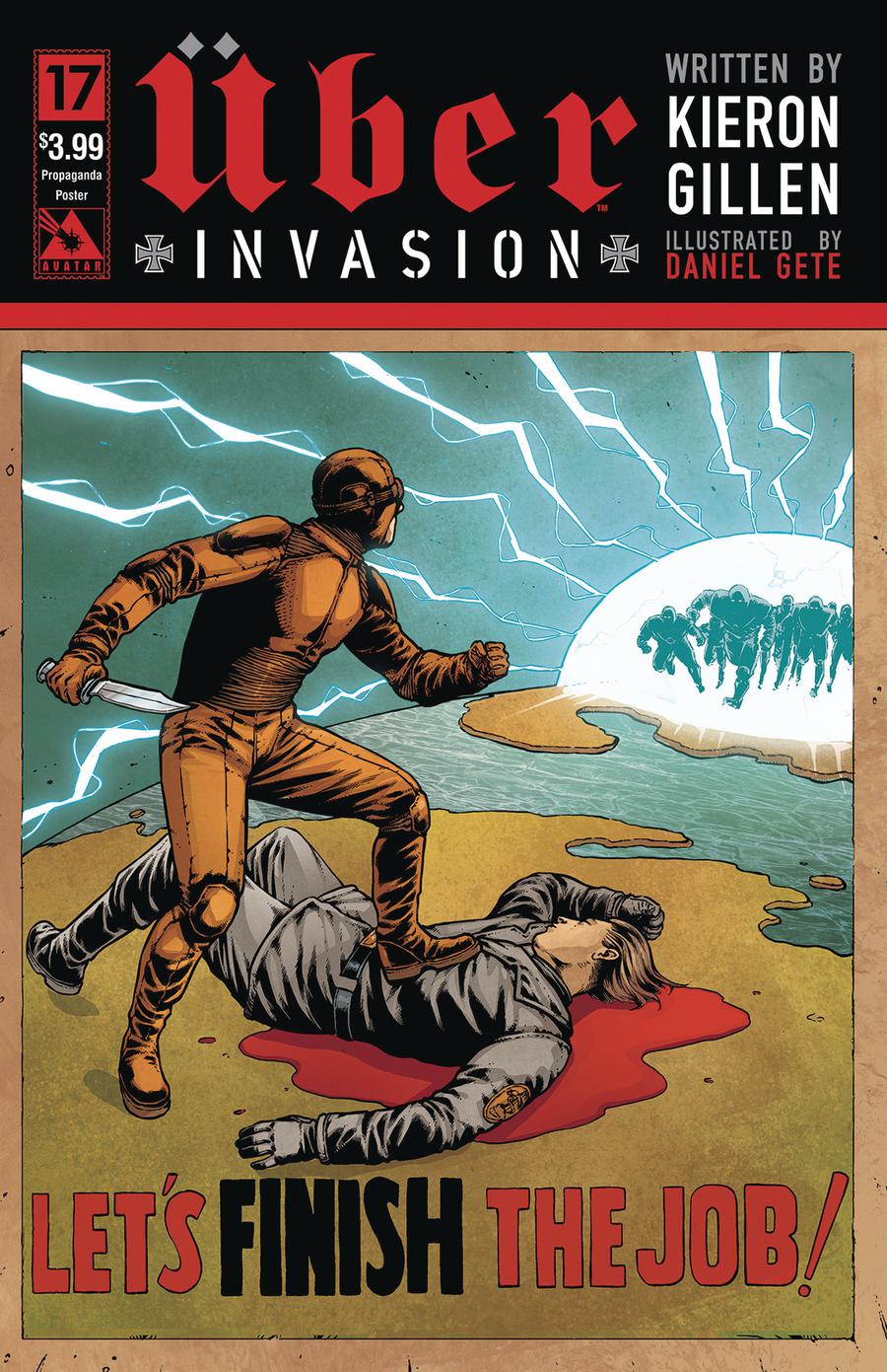 Uber Invasion #17 Cover D Propaganda Poster Cover
