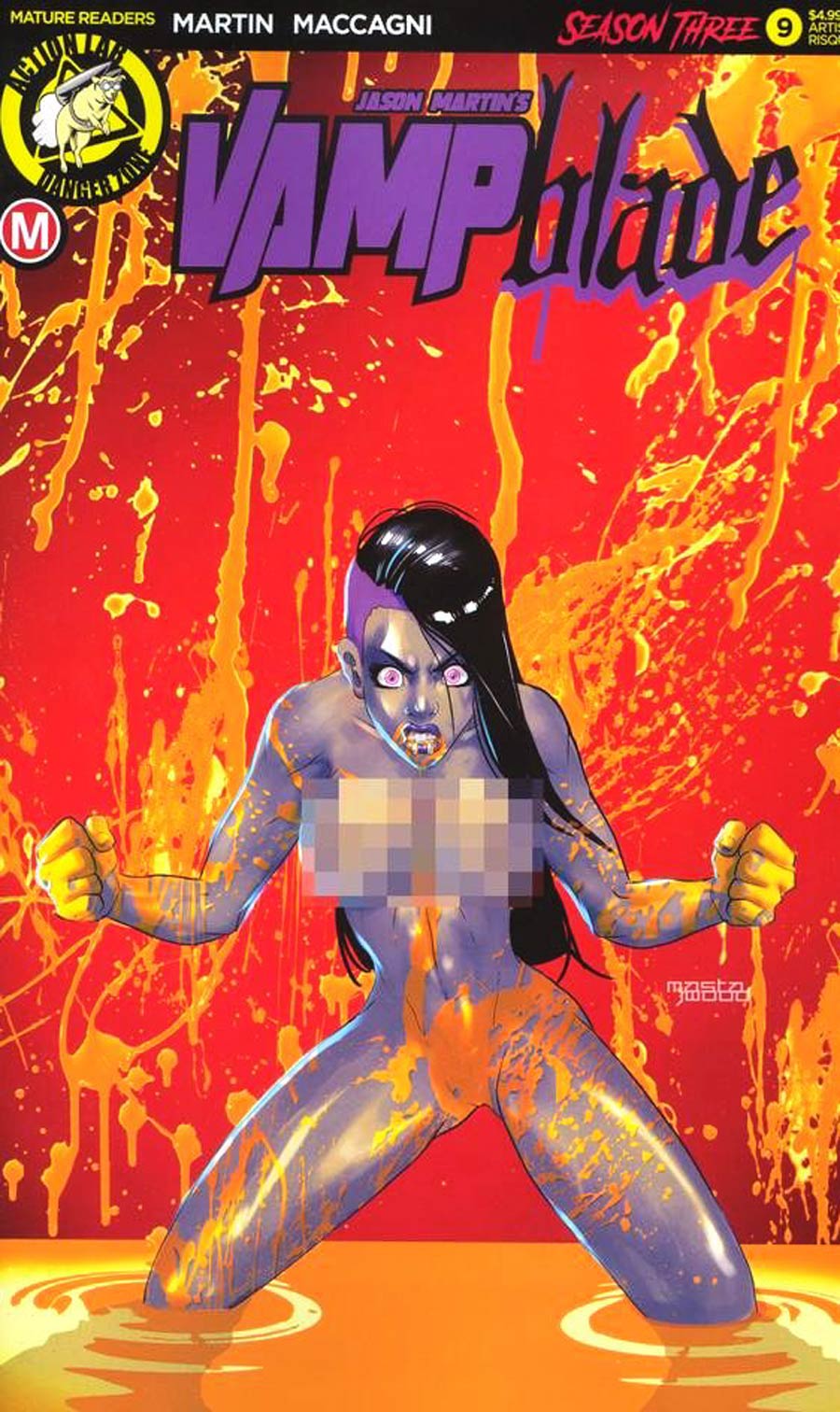 Vampblade Season 3 #9 Cover D Variant Trevor Grace Risque Cover