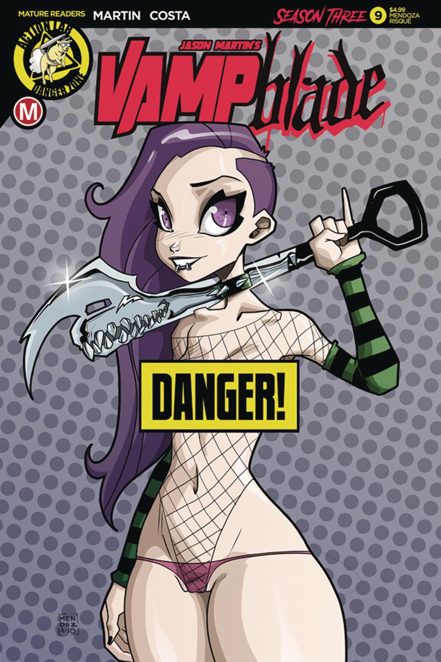 Vampblade Season 3 #9 Cover F Variant Dan Mendoza Risque Cover