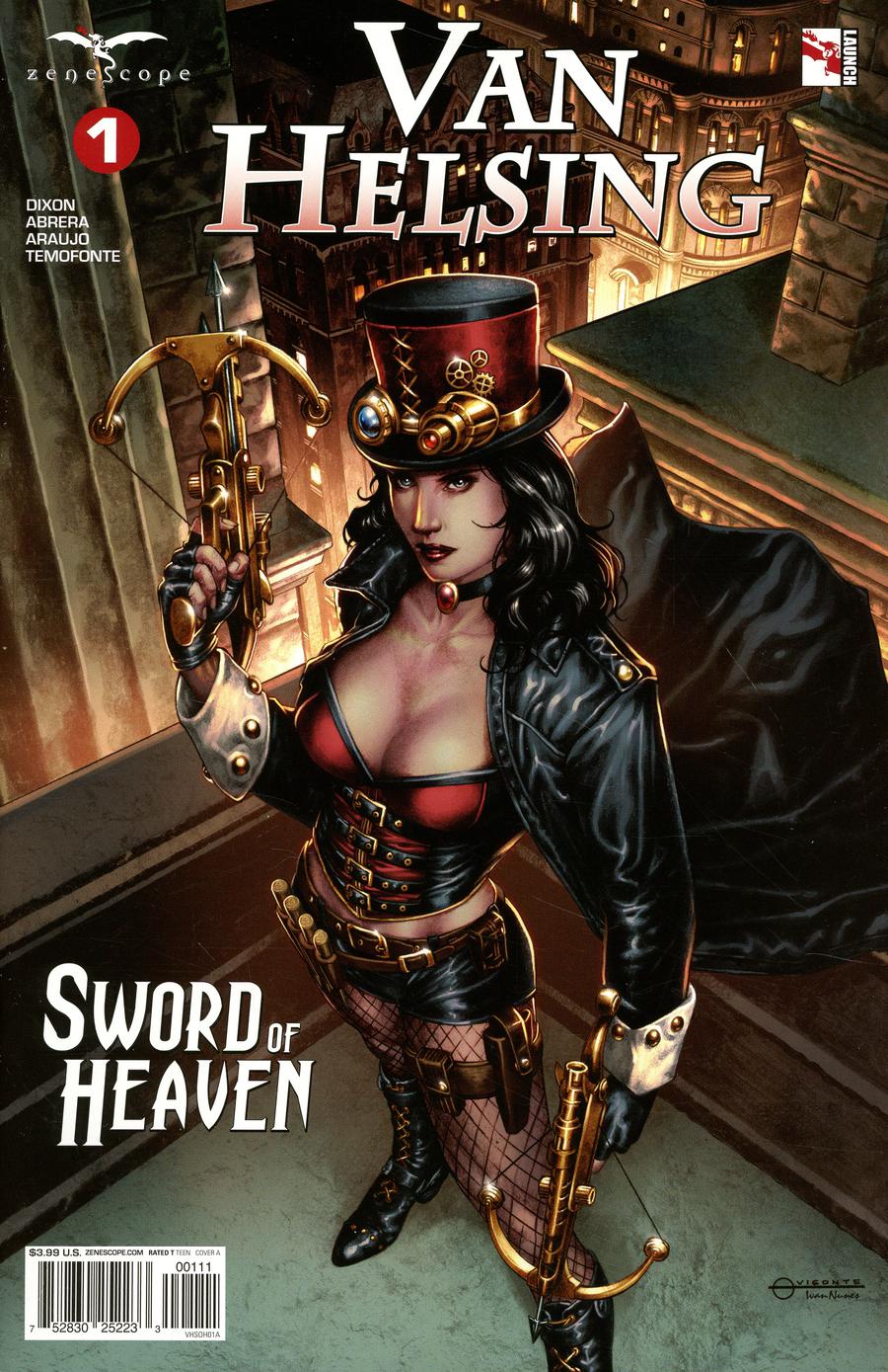 Grimm Fairy Tales Presents Van Helsing Sword Of Heaven #1 Cover A Geebo Vigonte