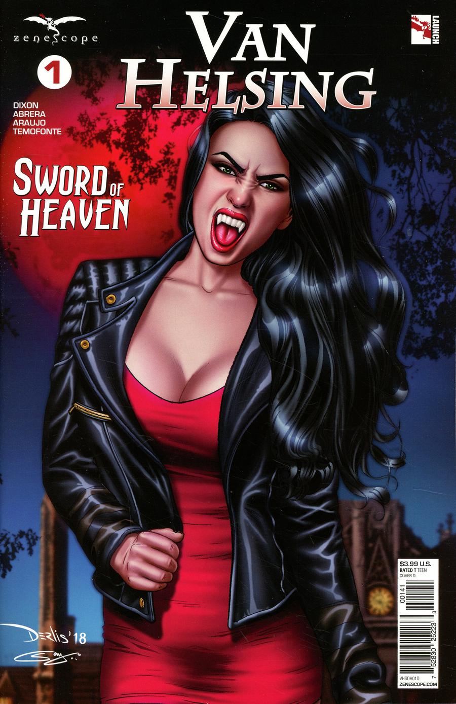 Grimm Fairy Tales Presents Van Helsing Sword Of Heaven #1 Cover D Derlis Santacruz