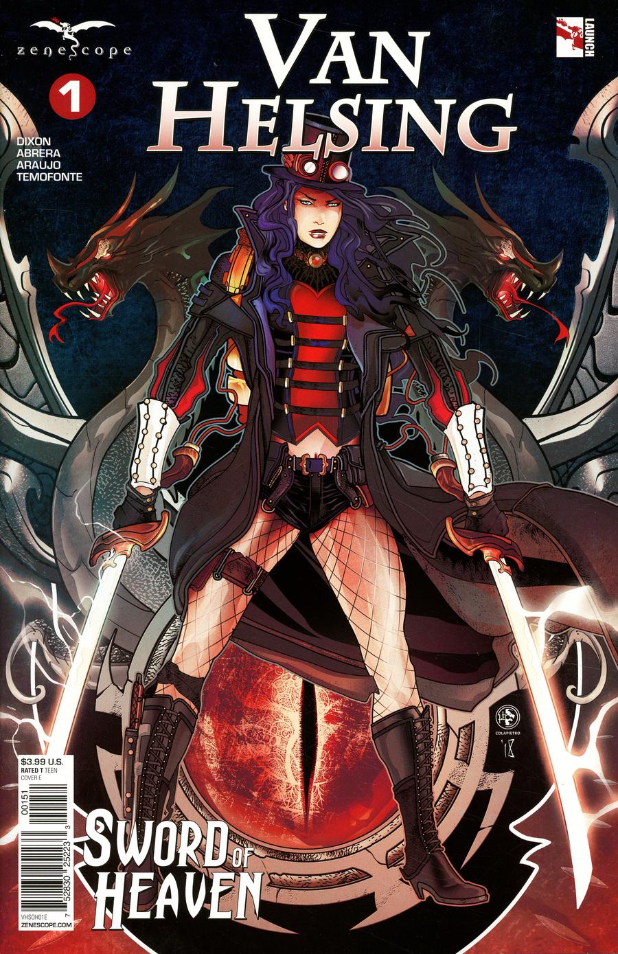 Grimm Fairy Tales Presents Van Helsing Sword Of Heaven #1 Cover E Leonardo Colapietro