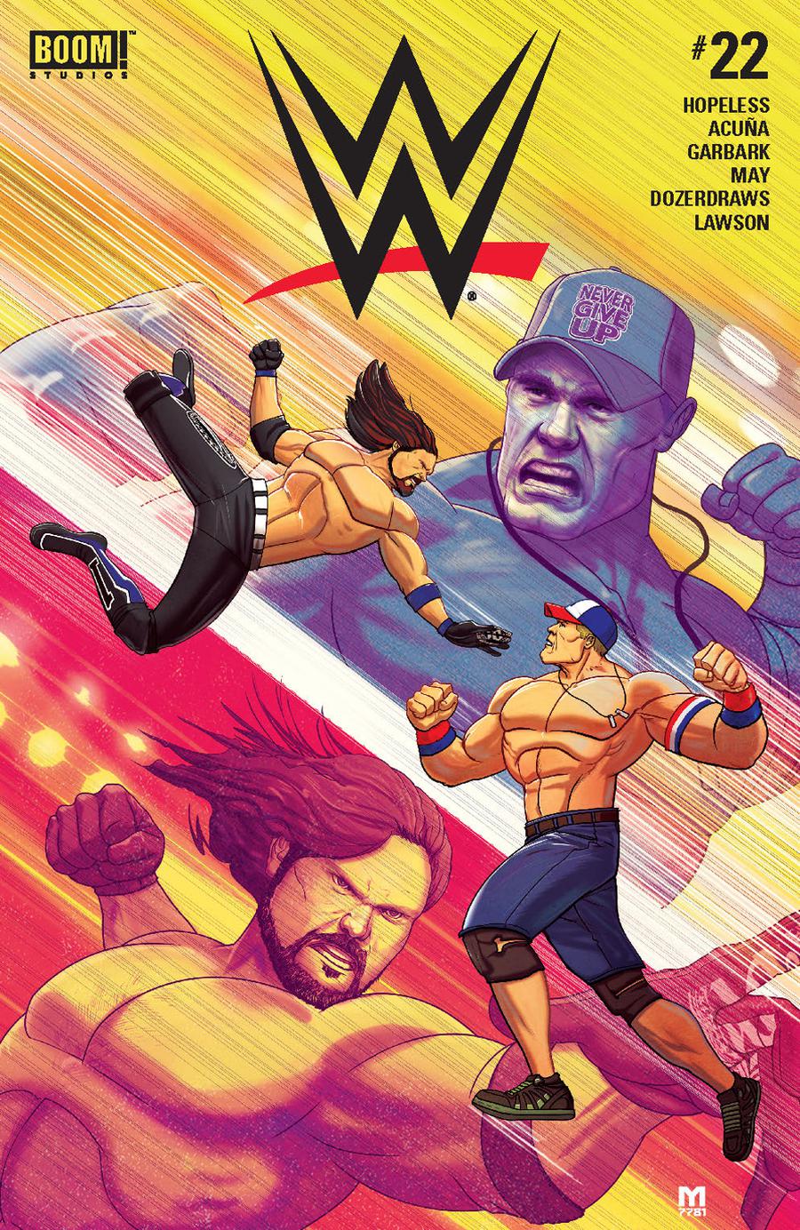 WWE #22 Cover A Regular Marco DAlfonso Cover