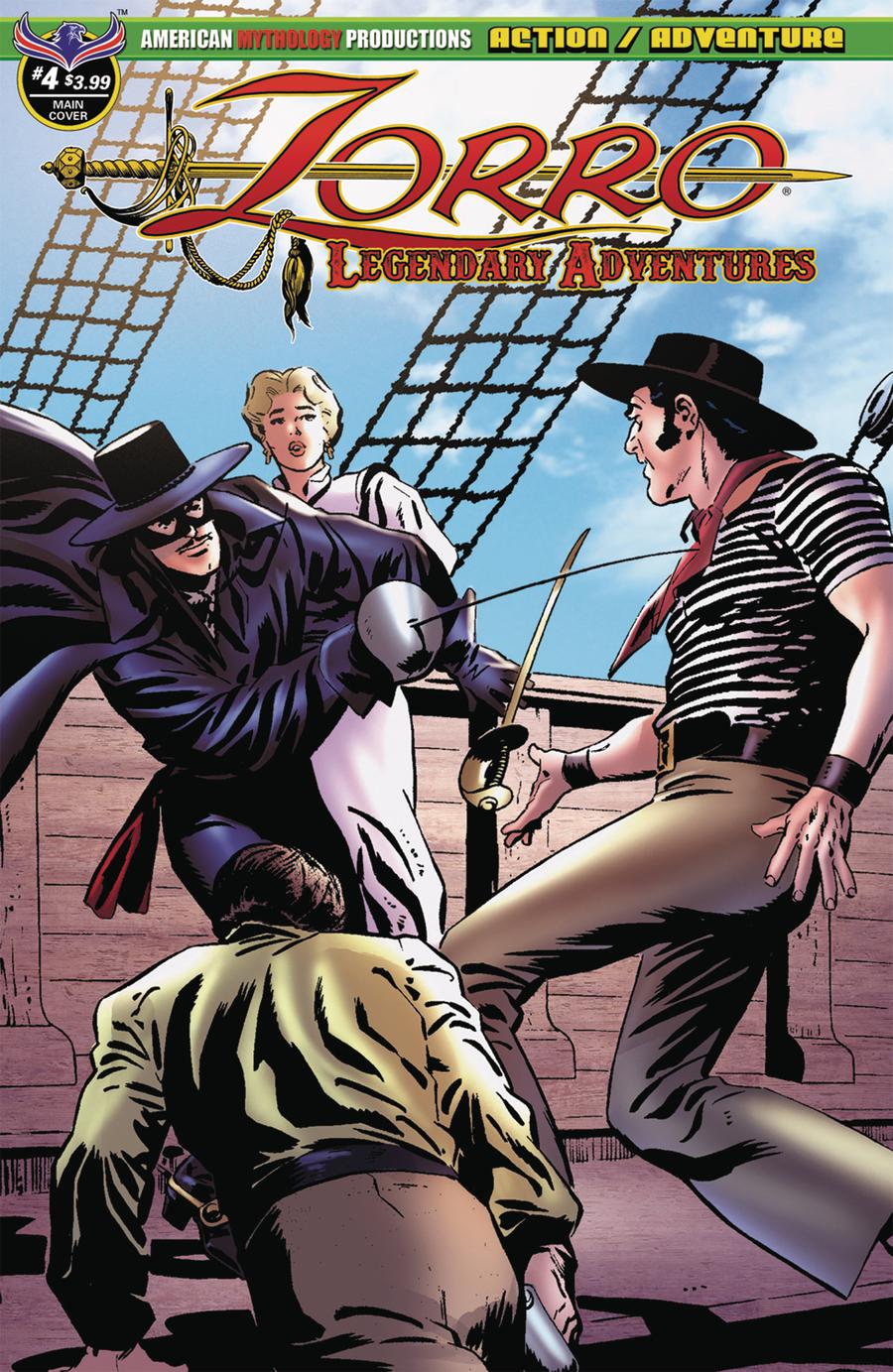 Zorro Legendary Adventures #4 Cover A Regular Francisco Cueto Cover