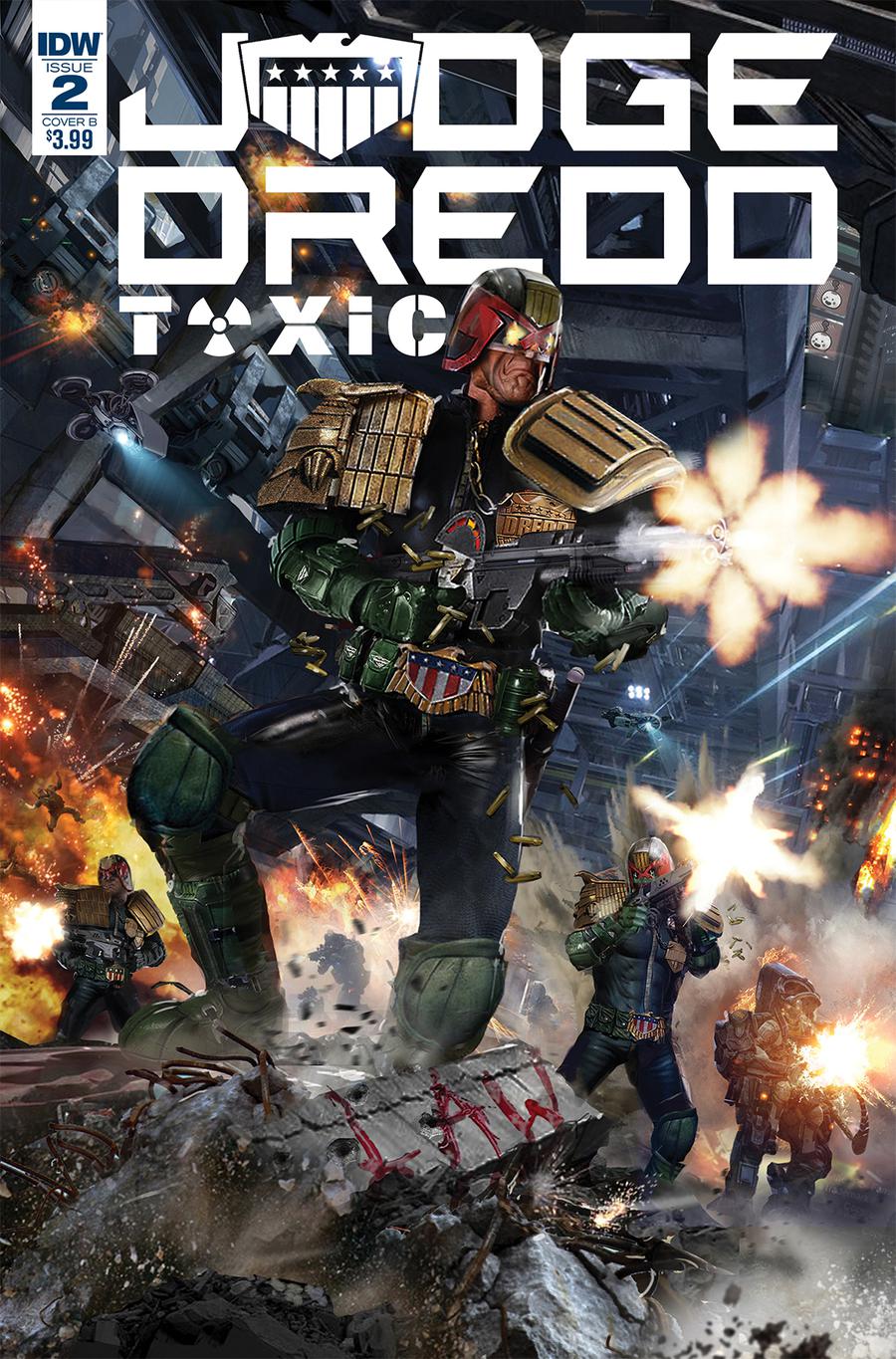 Judge Dredd Toxic #2 Cover B Variant John Gallagher Cover