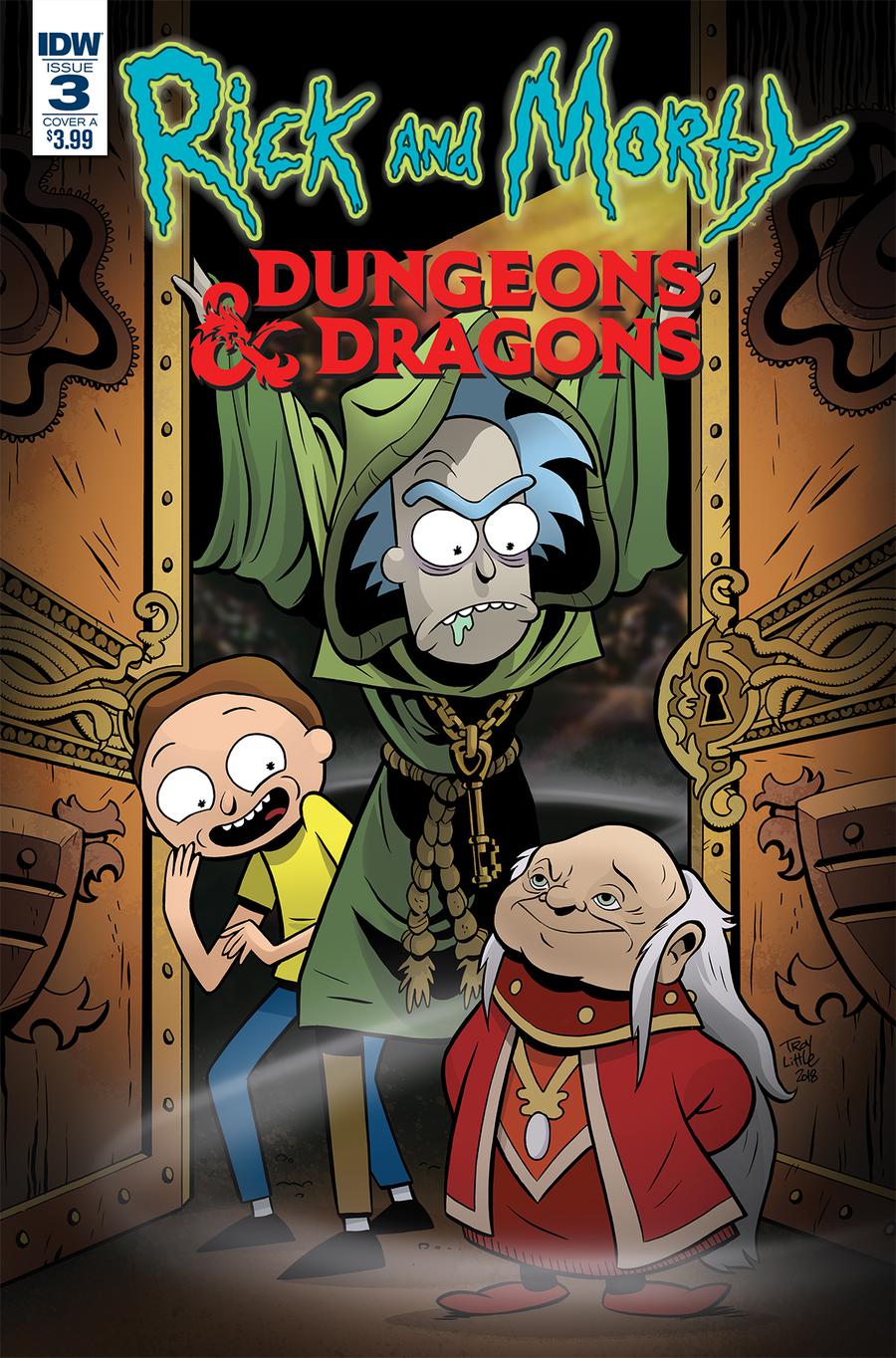 Rick And Morty vs Dungeons & Dragons #3 Cover A Regular Troy Little Cover