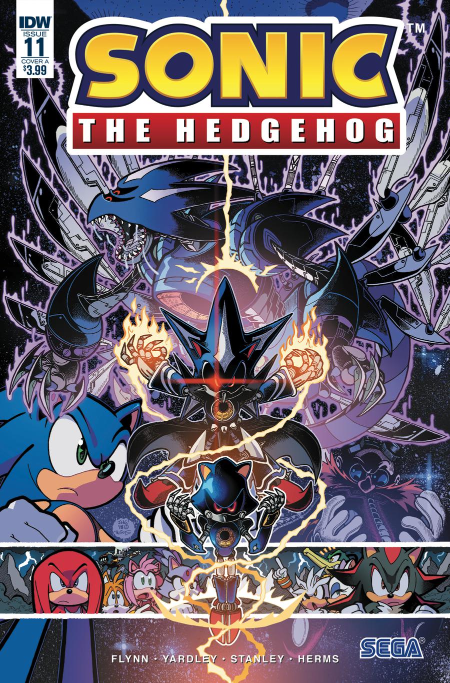 Sonic The Hedgehog Vol 3 #11 Cover A Regular Jon Gray Cover