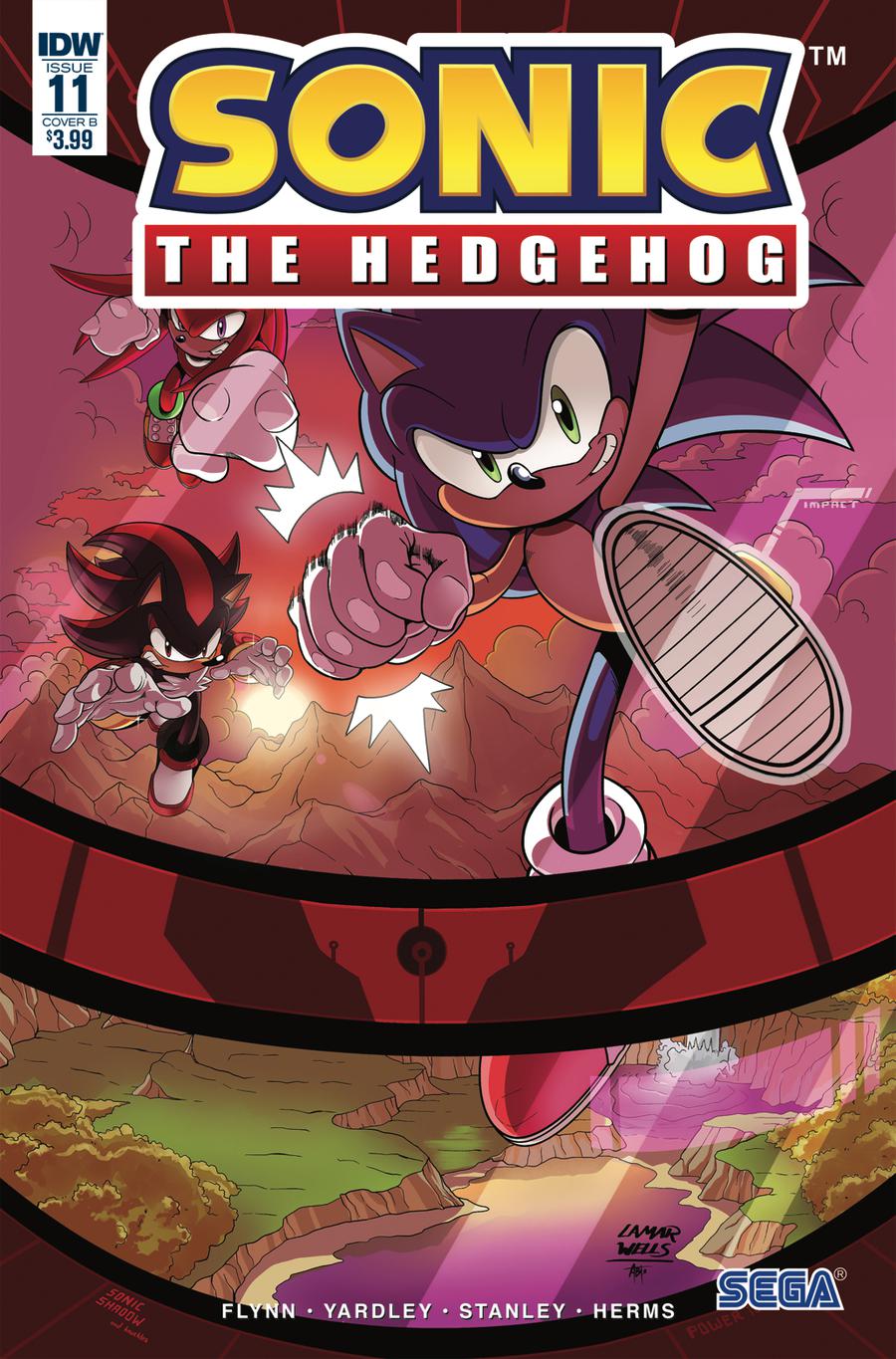 Sonic The Hedgehog Vol 3 #11 Cover B Variant Tracy Yardley Cover