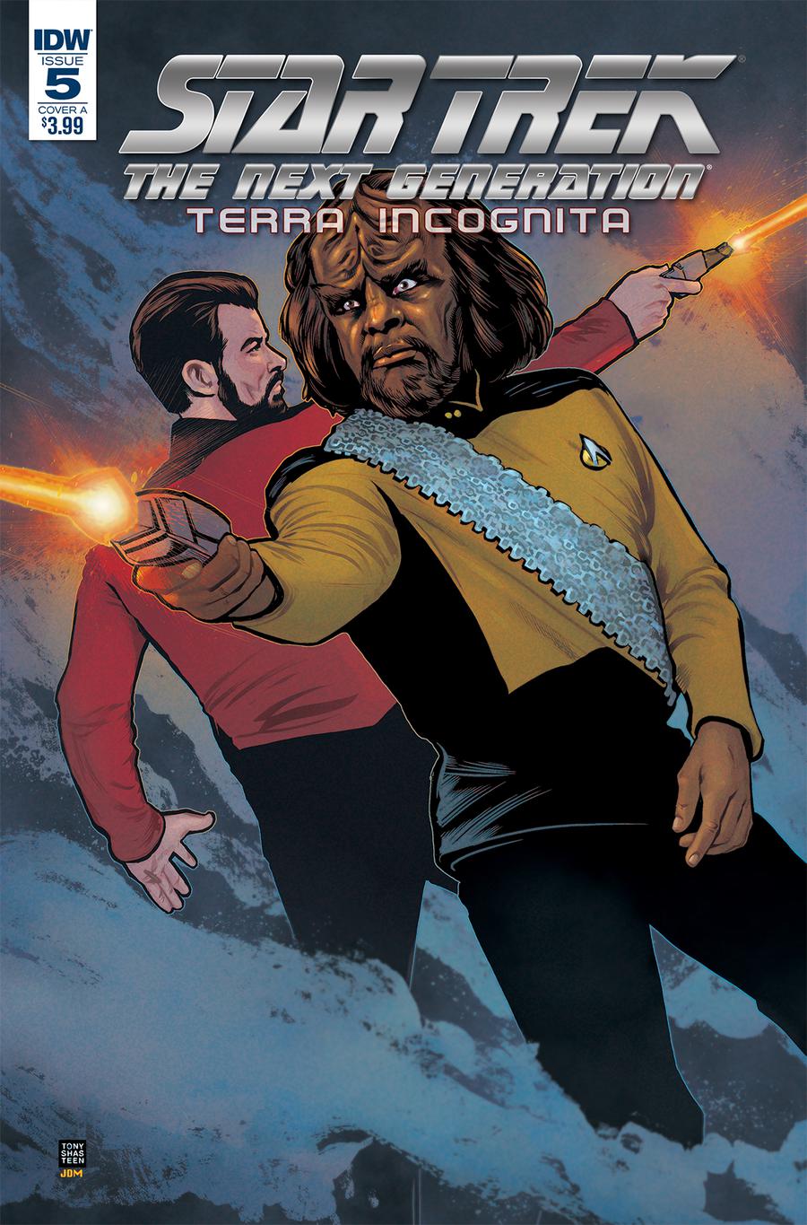 Star Trek The Next Generation Terra Incognita #5 Cover A Regular Tony Shasteen Cover