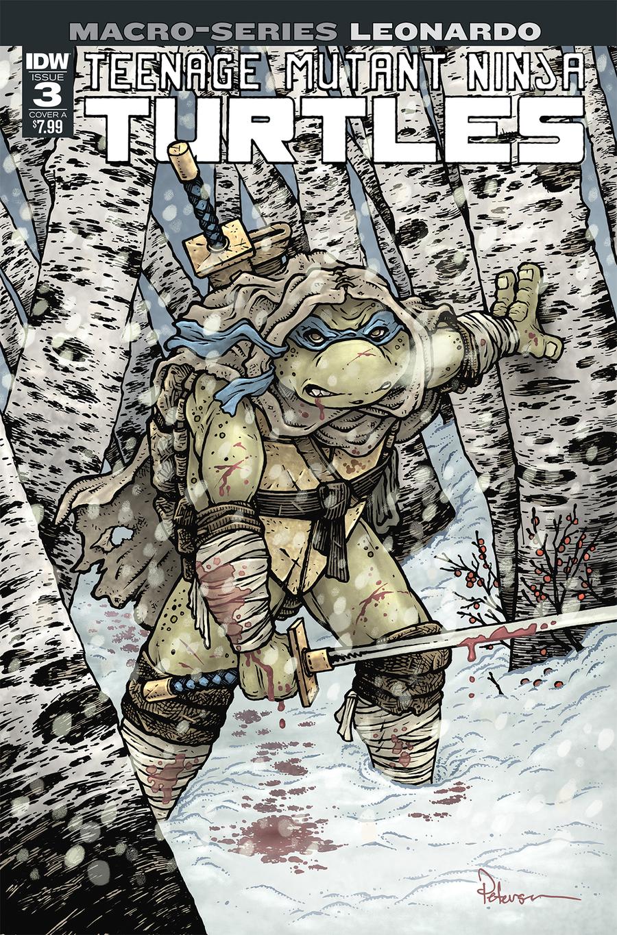 Teenage Mutant Ninja Turtles Macro-Series Leonardo Cover A Regular David Petersen Cover