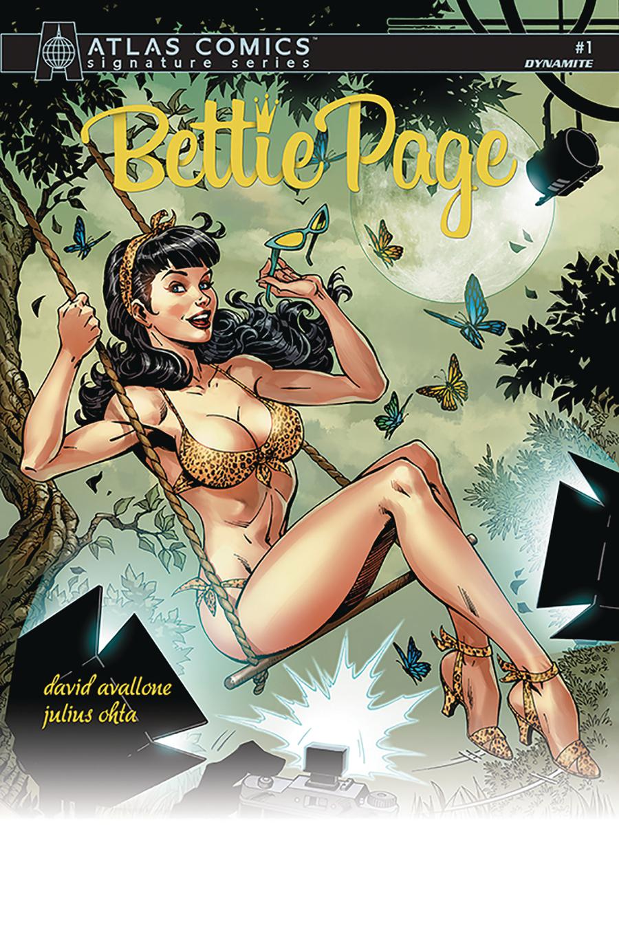 Bettie Page Vol 2 #1 Cover L Atlas Comics Signature Series Signed By David Avallone