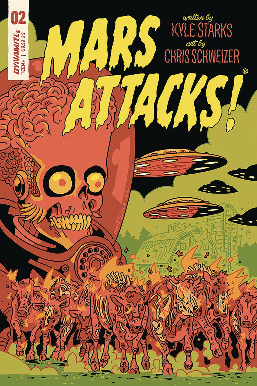 Mars Attacks Vol 4 #2 Cover E Variant Chris Schweizer Subscription Cover