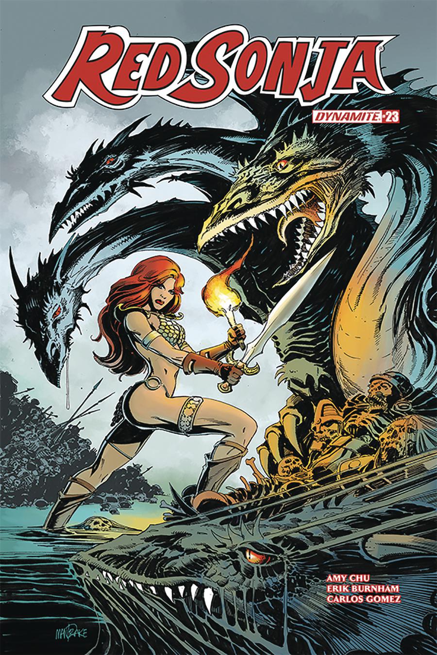 Red Sonja Vol 7 #23 Cover C Variant Tom Mandrake Cover