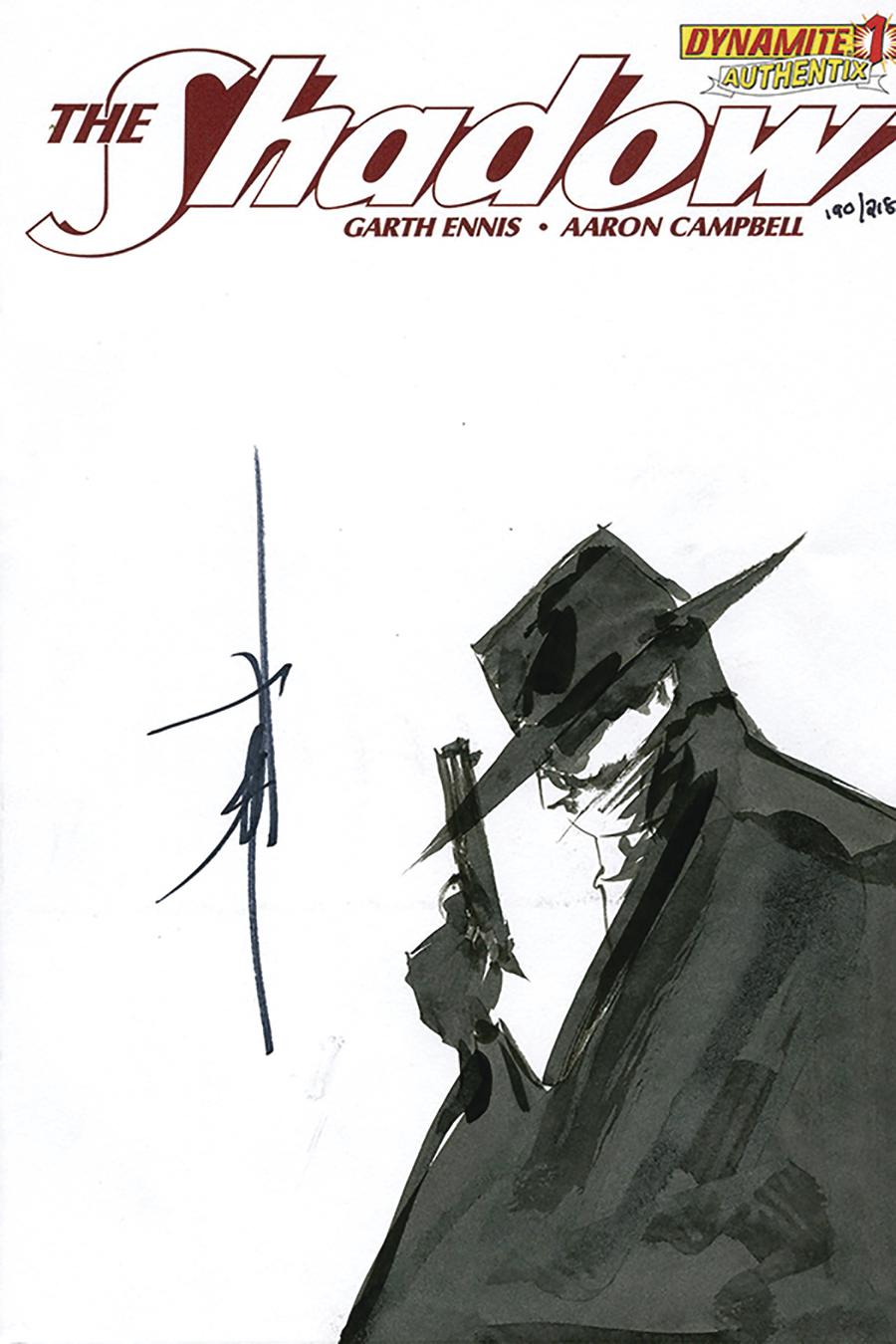 Shadow Vol 5 #1 Cover Z-F Remarked By Jae Lee