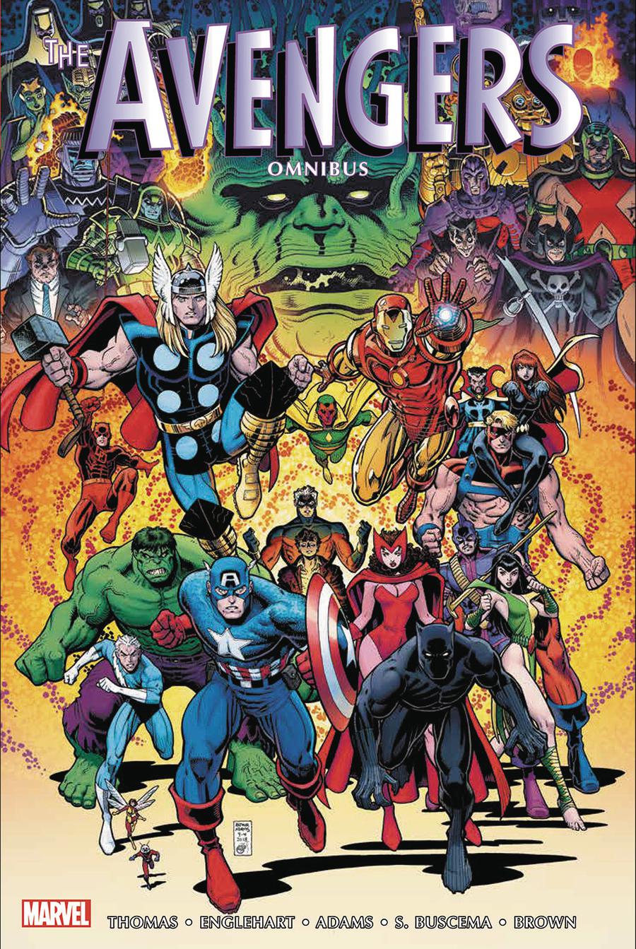 Avengers Omnibus Vol 4 HC Book Market Arthur Adams Cover
