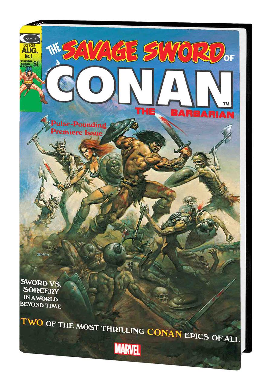 Savage Sword Of Conan Original Marvel Years Omnibus Vol 1 HC Direct Market Boris Vallejo Variant Cover