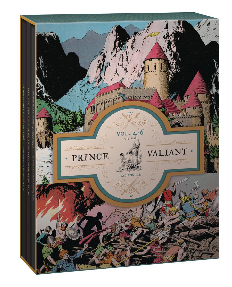 Prince Valiant Gift Box Set Vols 4-6 1943-1948 HC