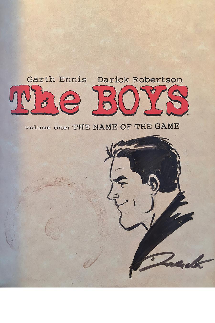 Boys Vol 1 The Name Of The Game TP Remarked Edition Butcher By Darick Robertson
