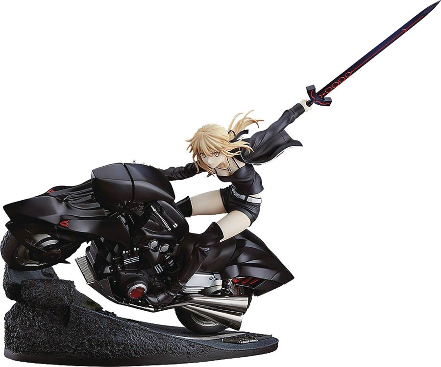 Fate/Grand Order Saber Altria Pendragon With Bike 1/8 Scale PVC Figure