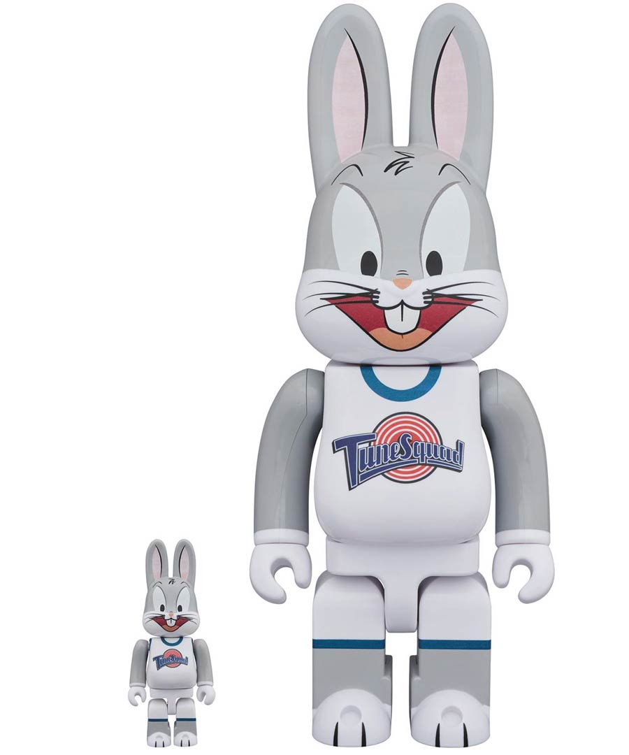 Space Jam Bugs Bunny 100 Percent & 400 Percent 2-Pack Bearbrick