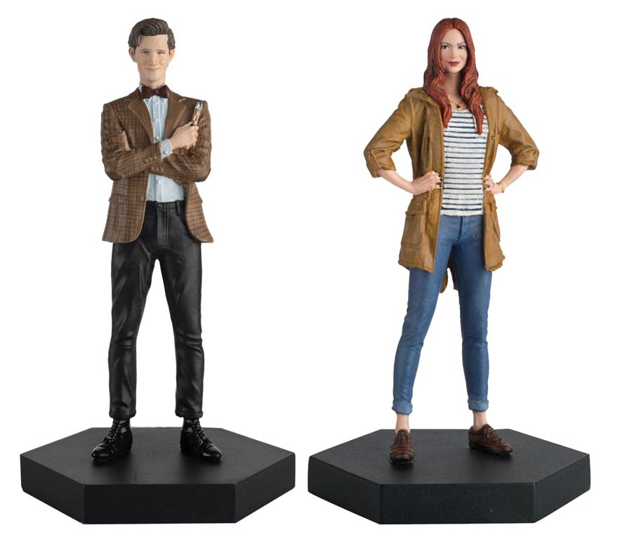 Doctor Who Figurine Collection Companion Set #1 Eleventh Doctor & Amy Pond