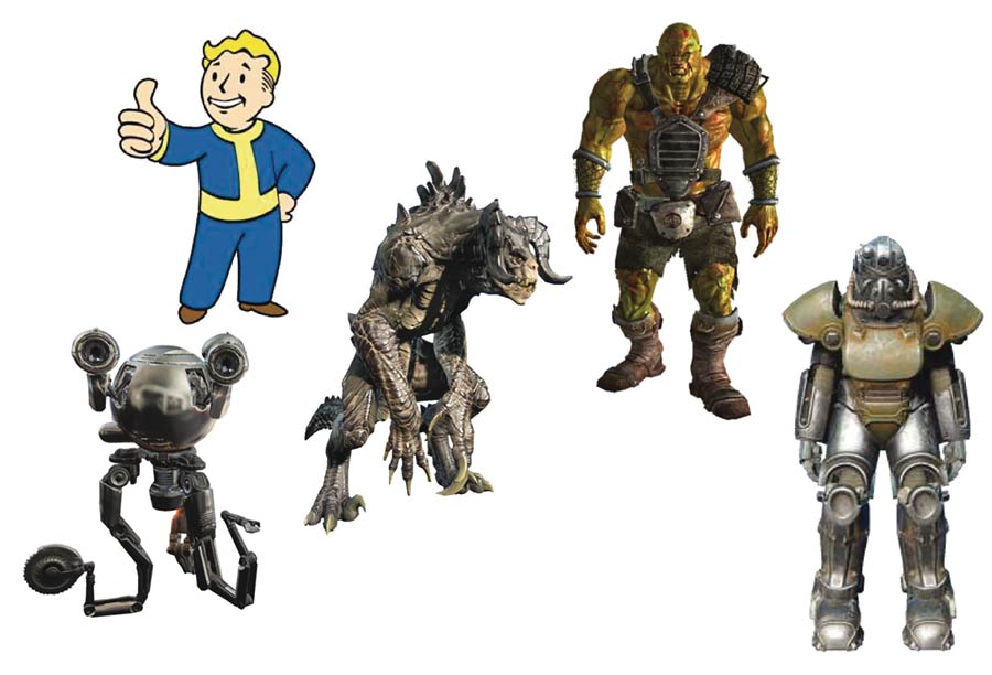 Fallout 3-Inch Die-Cast Figure Series 1 Assortment Case