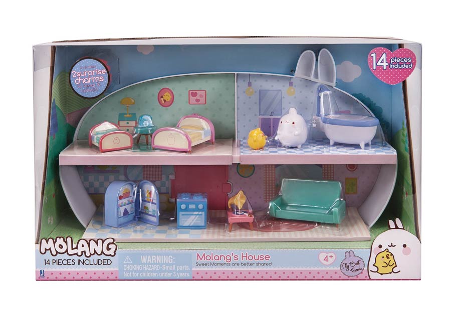 Molang House Playset Case