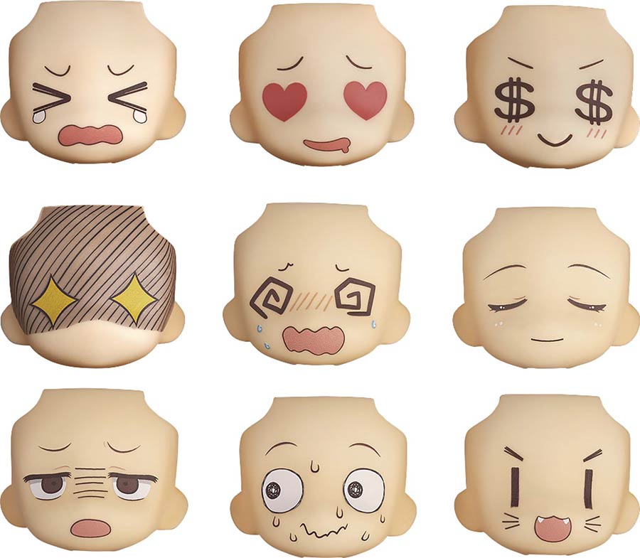 Nendoroid More Face Swap 01 & 02 Collection Blind Mystery Box 9-Piece Display