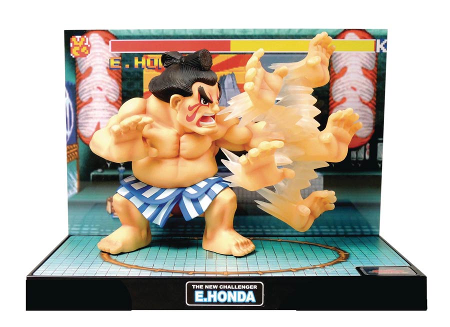 Street Fighter TNC Lights & Sounds E Honda Figure
