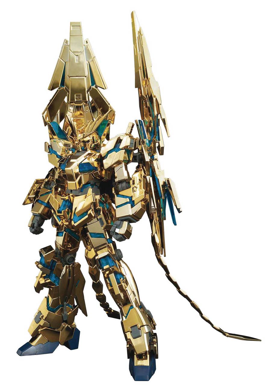 Gundam High Grade Universal Century 1/144 Kit #216 RX-0 Unicorn Gundam 03 Phenex (Destroy Mode) (Narrative Ver.) (Gold Coating)