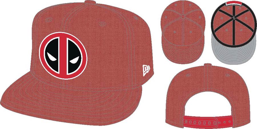 Deadpool Heather Crisp Previews Exclusive Snapback Cap