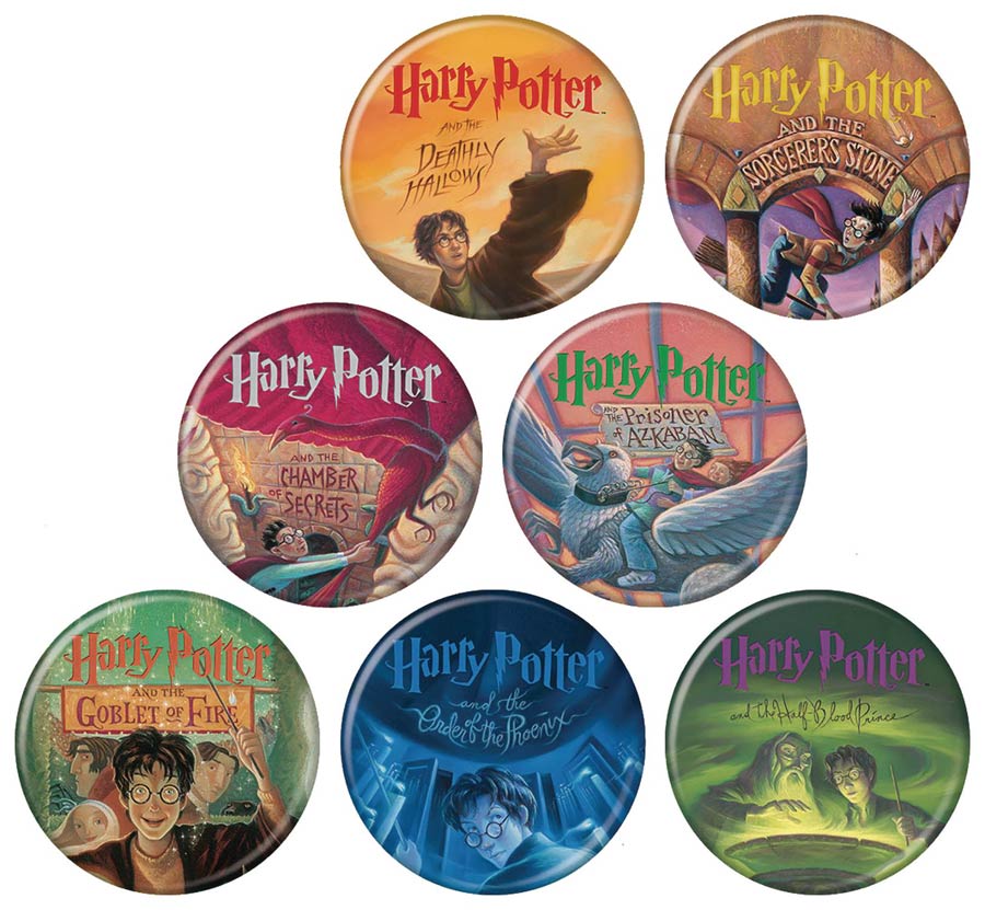 Harry Potter Literary Button 144-Piece Assortment Case
