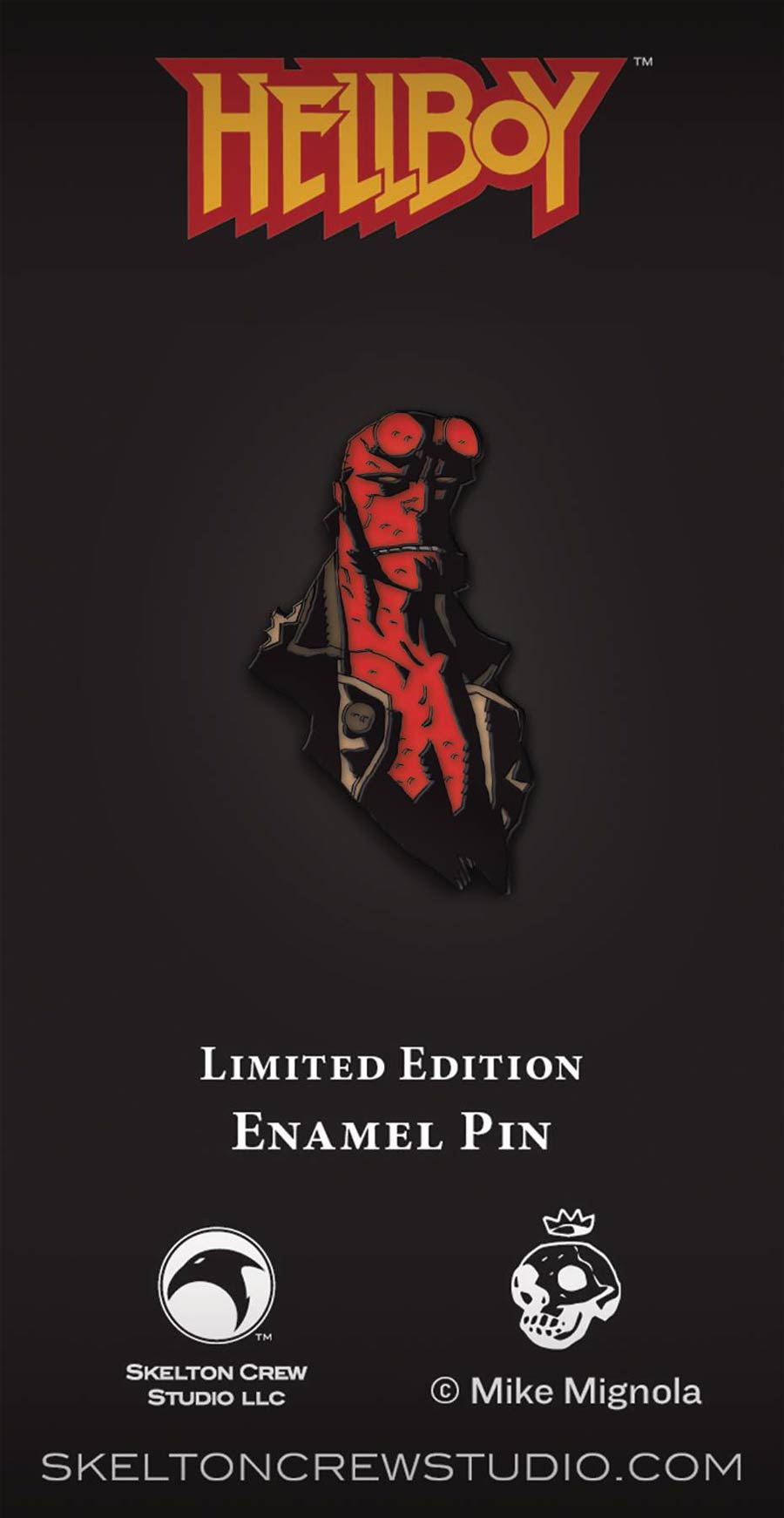 Hellboy Enamel Pin - Hellboy Bust