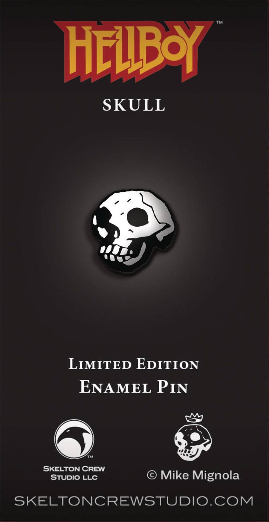 Hellboy Enamel Pin - Skull