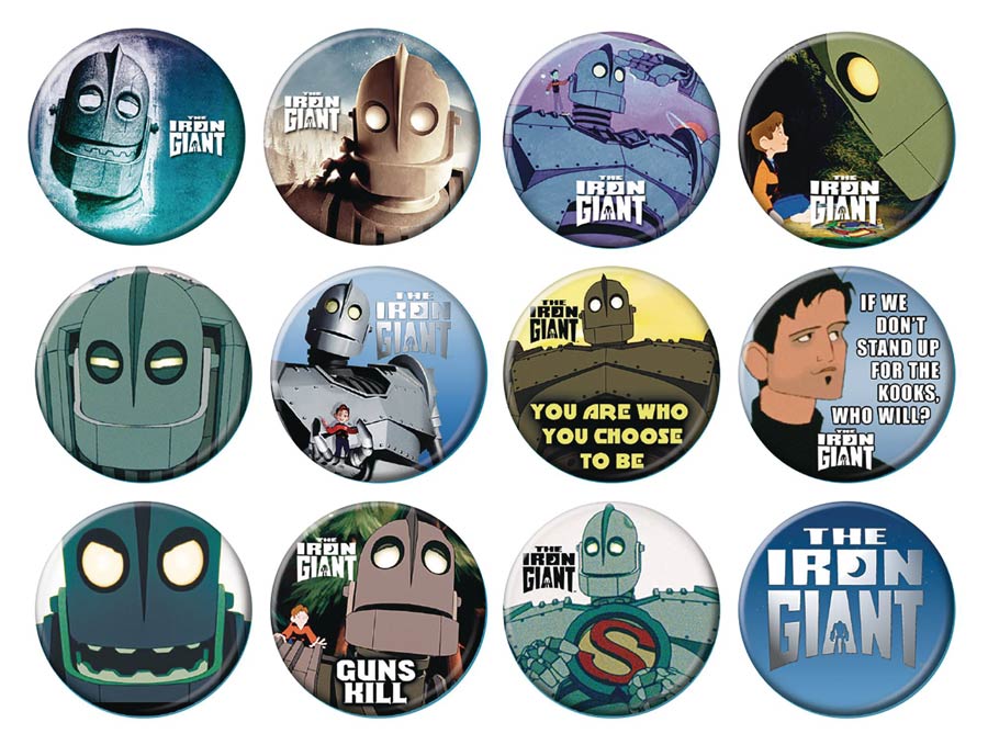 Iron Giant Button 144-Piece Assortment Case