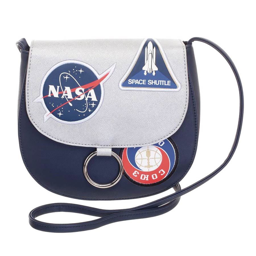 NASA Saddlebag With Patches