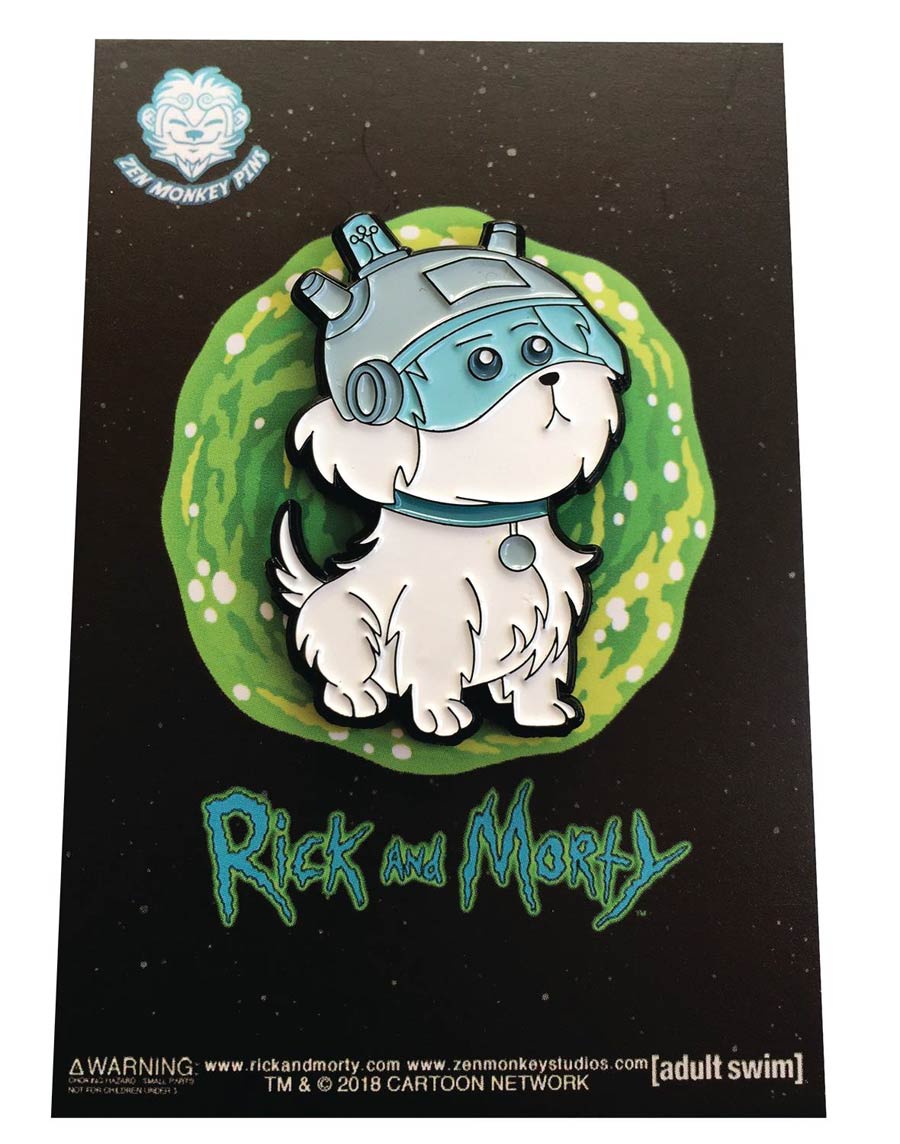 Rick And Morty Enamel Pin - Snowball
