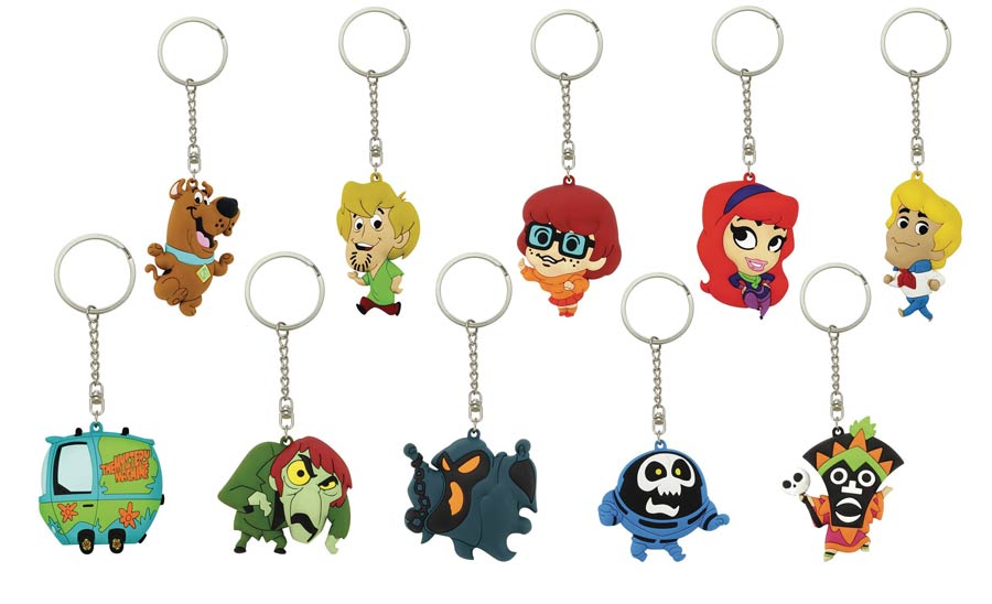 Scooby-Doo Vinyl Keychain Blind Mystery Box Display