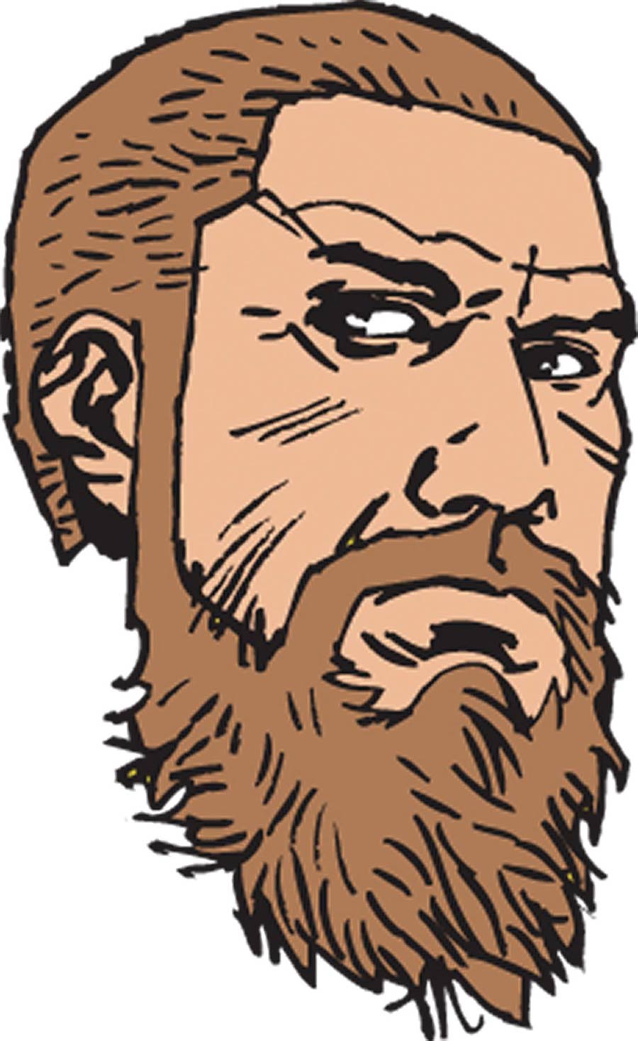 Walking Dead Pin - Old Rick Face