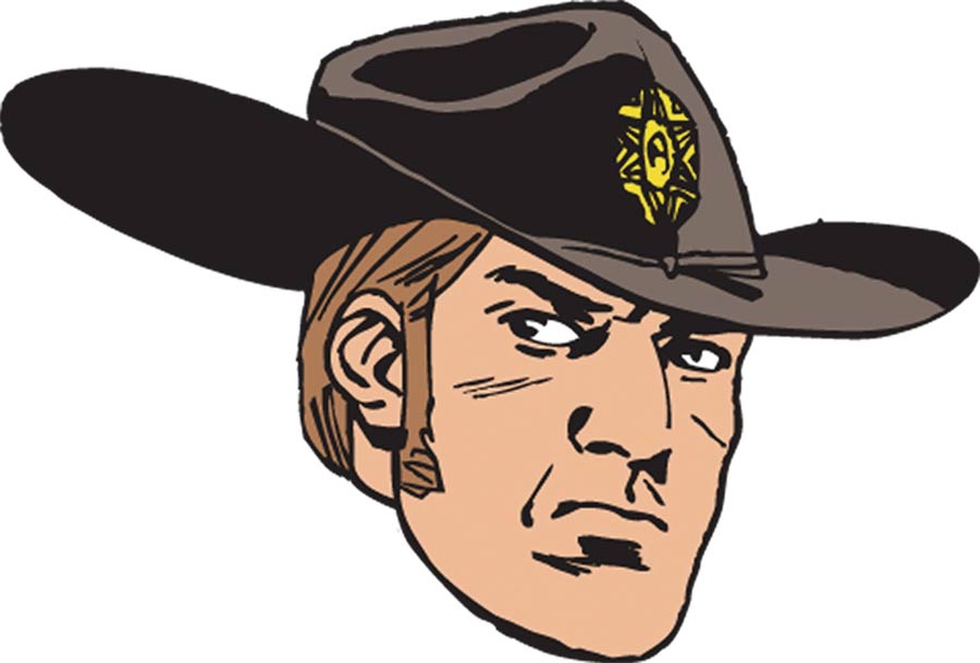 Walking Dead Pin - Young Rick Face