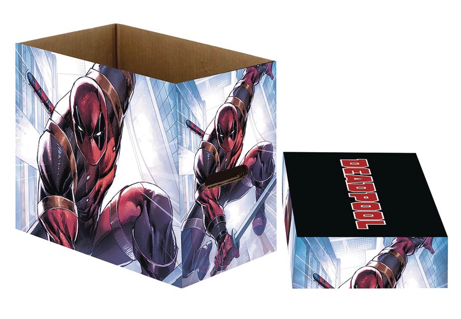 Marvel Deadpool Sword Short Comic Storage Box 5-Pack