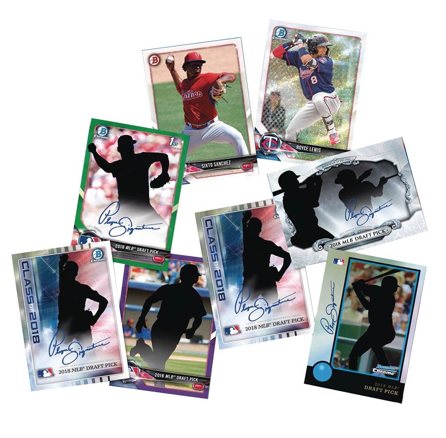 Bowman 2018 Draft Baseball Jumbo Trading Cards Box