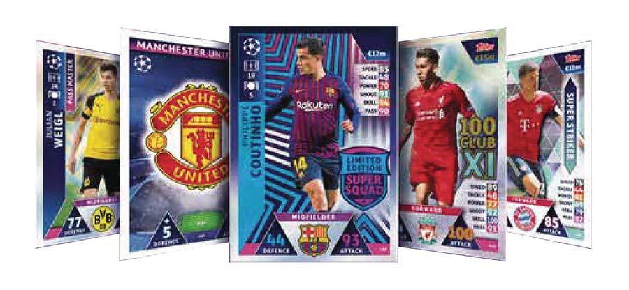 Topps 2018/19 UEFA Champions League Match Attax Trading Cards Box