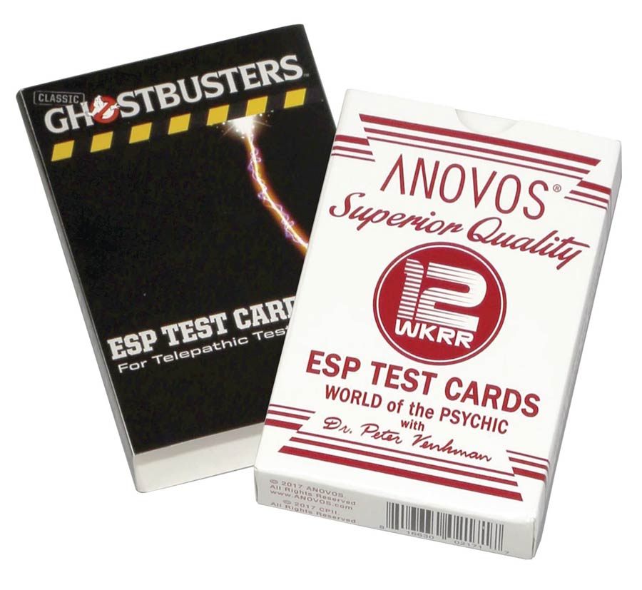 Ghostbusters Dr Venkman ESP Test Card Game