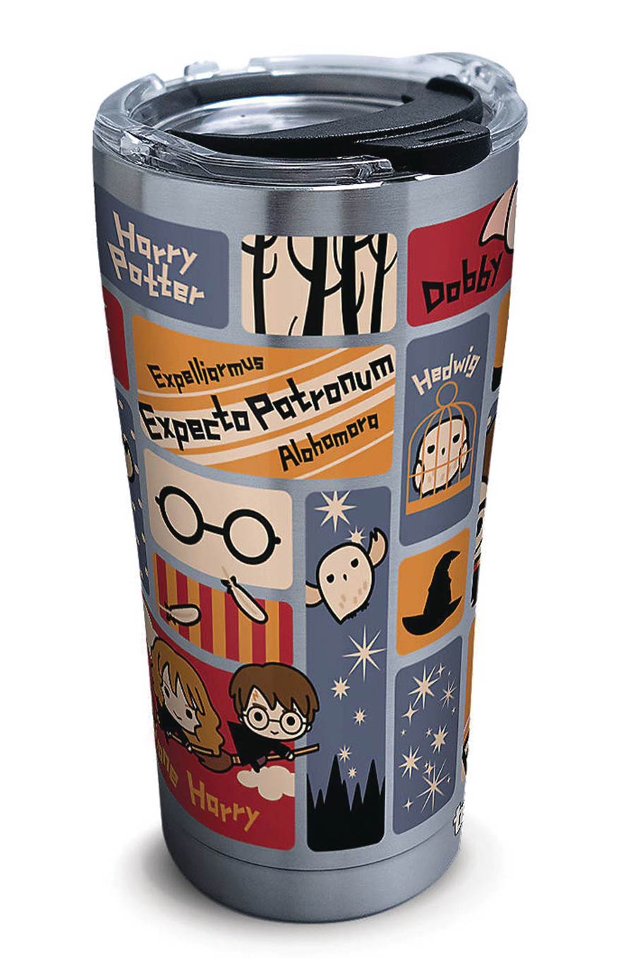 Harry Potter 20-Ounce Stainless Steel Tumbler - Charms & Tiles