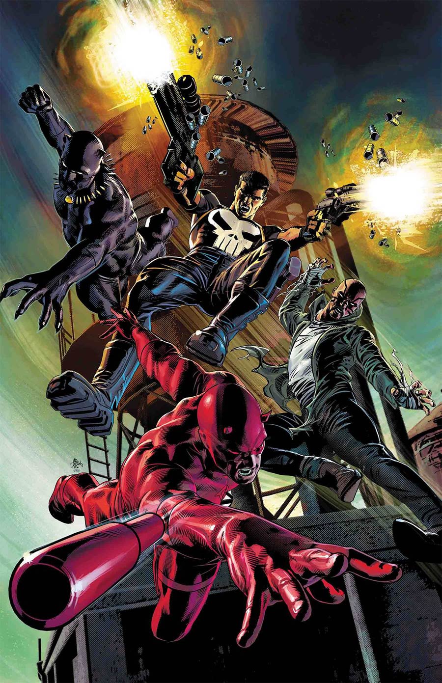 Marvel Knights By Mike Deodato Jr Poster